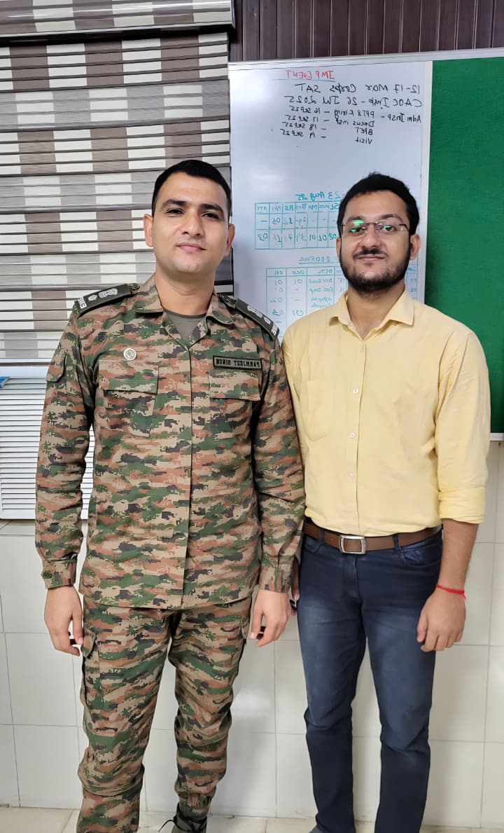With Lt Col Paramjeet Singh